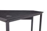 Triangle Computer Desk,Corner Desk With Smooth Keyboard Tray& Storage Shelves ,Compact Home Office,Small Desk With Sturdy Steel Frame As Workstation F