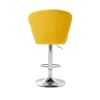 Bar Stools with Back and Footrest Counter Height Dining Chairs Set of 2