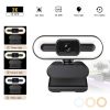 1080p Full HD Pro Webcam Desktop Laptop USB Computer Web Camera with Microphone
