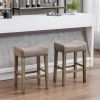 Backless Bar Stools, 2-Pcs Set
