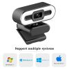 1080p Full HD Pro Webcam Desktop Laptop USB Computer Web Camera with Microphone