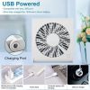 USB Rechargeable Mini 3 Speed Low Noise Electric Desk Fan